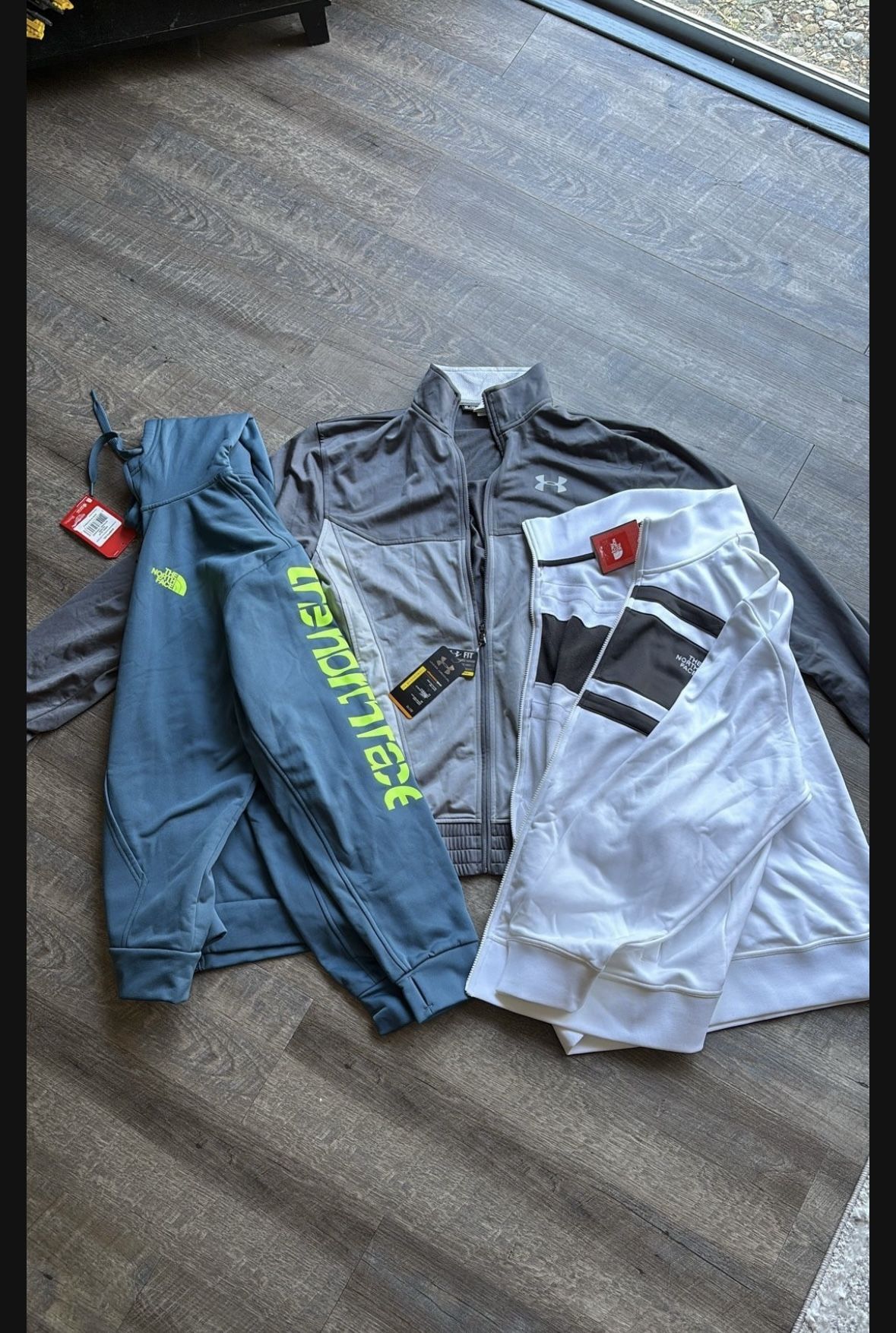 NEW North Face And Under Armor Sport Jackets