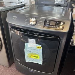 27’ Electric Dryer Maytag 7.4 Cb Ft New W/ Scratch 