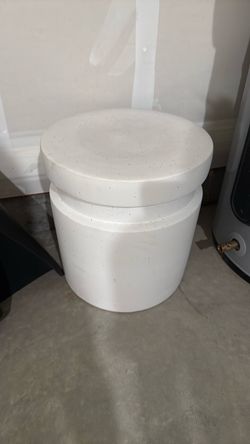 stone side table