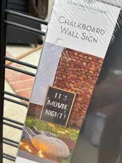 Chalkboard wall sign