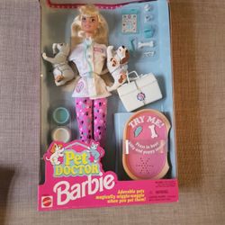 Vintage 1996 Barbie Pet Doctor Doll 