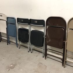 Good condition Folding Chairs  $10 Each 