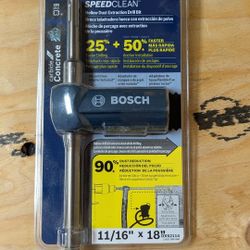 Bosch SPEEDCLEAN 11/16" x 18" Hollow Dust Extraction Drill Bit