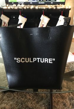 Off White “Sculpture” Tote Bag