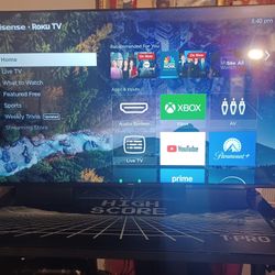 58” Inch Hisense Roku Tv