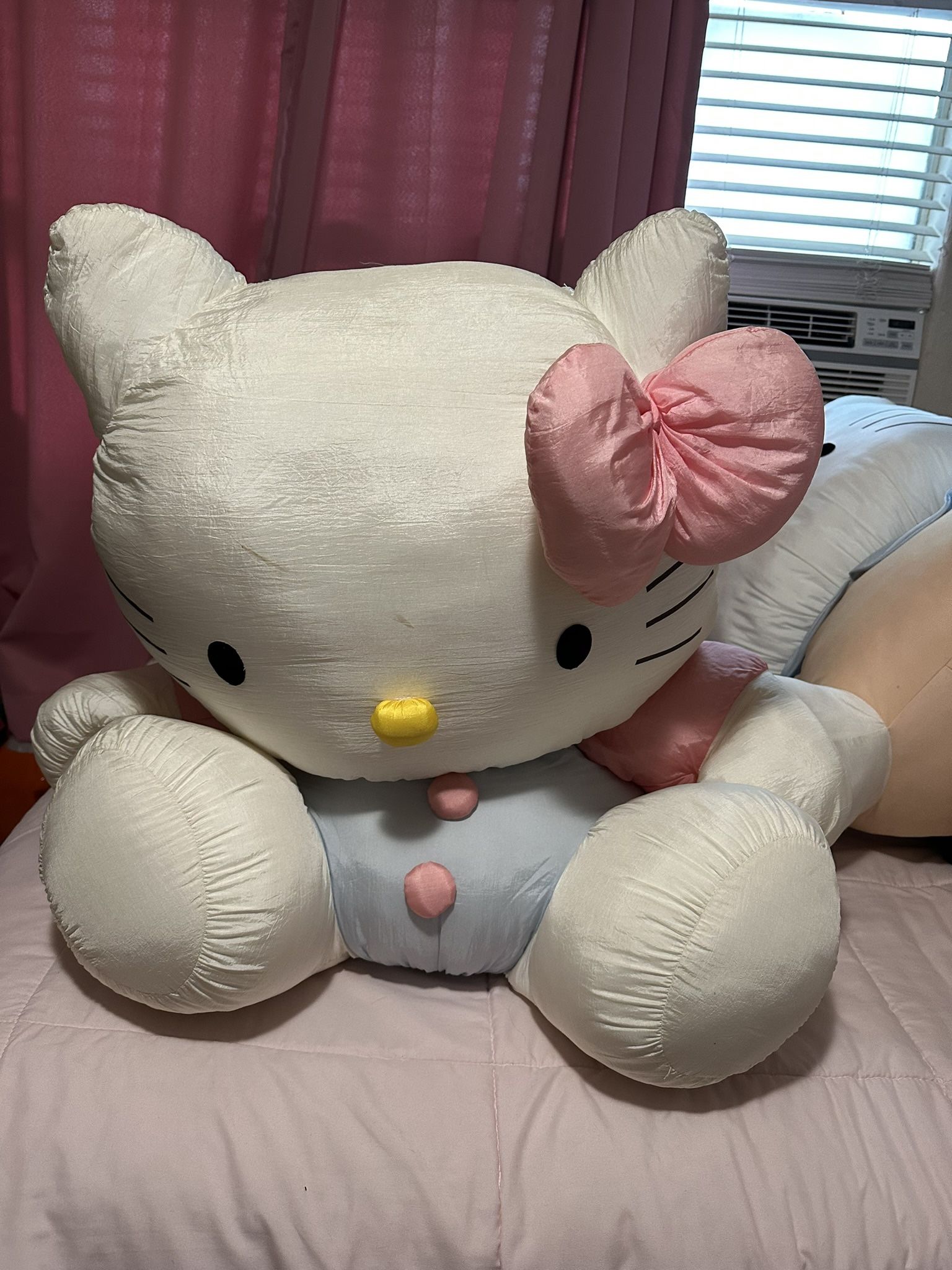 HUGE vintage hello kitty nylon plush