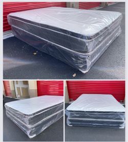 Queen Pillow Top Mattress Set $209 | Brand New