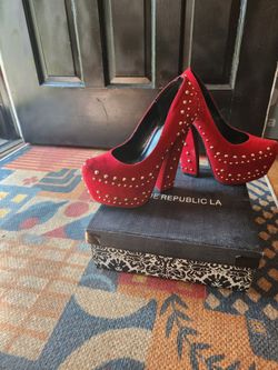 Chunky Heel Platforms