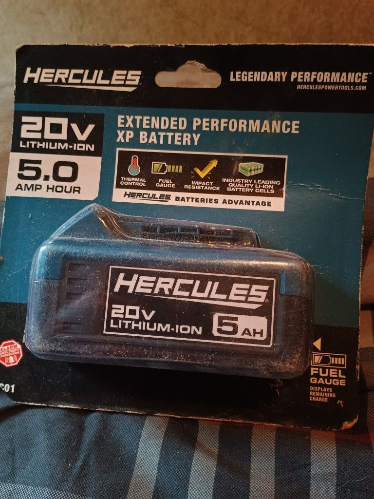 Hercules 20v 5.0 AH Extended Life