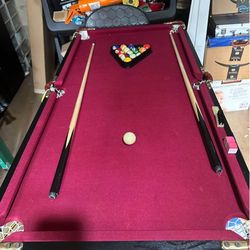 48” Foldable Mini Pool Table
