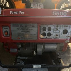 Wen Power Pro 5500 Gas Generator.