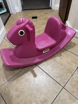 little tikes pink rocking horse