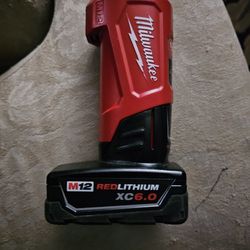 Milwaukee M12 RedLithium XC6.0 Battery With An M12 Compact Charger And Power Source