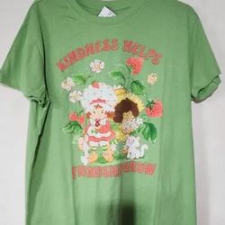 Strawberry shortcake '' Kindness helps friendship grow'' shirt women's Medium