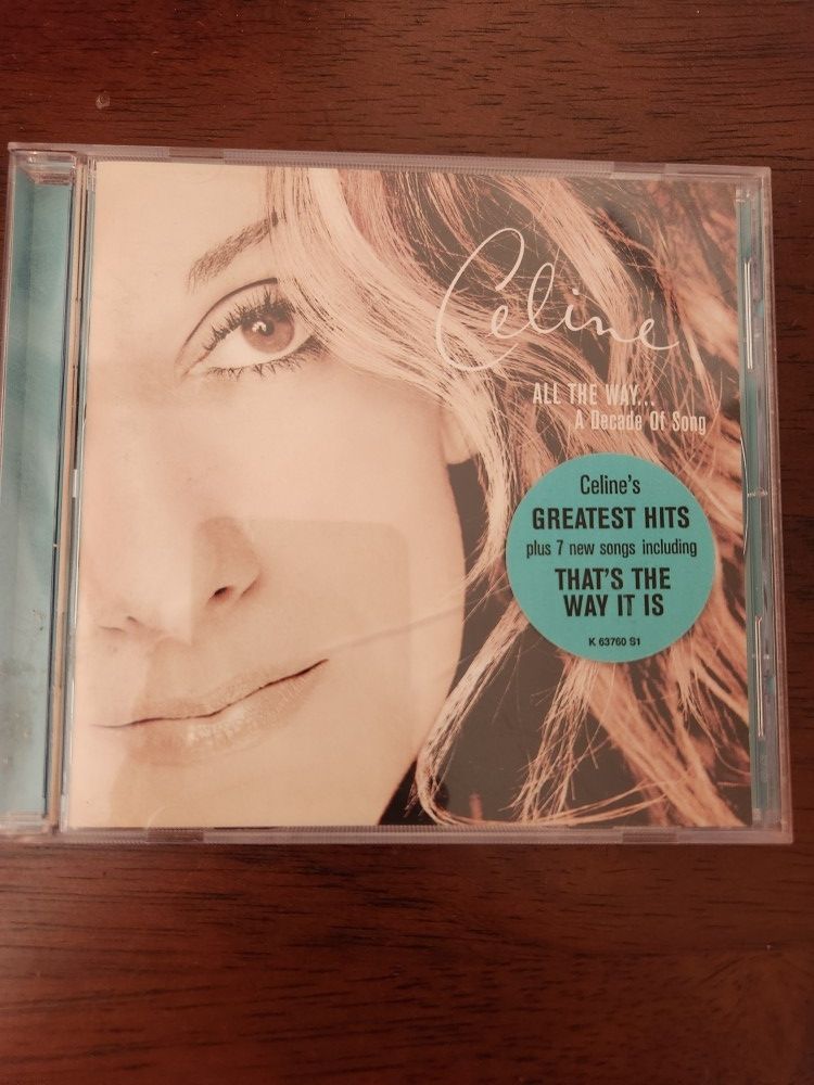 Celine Dion Greatest hits & Let's Talk About Love CD's