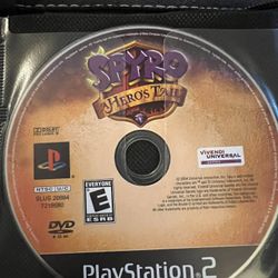 Spyro Hero’s Tail Ps2