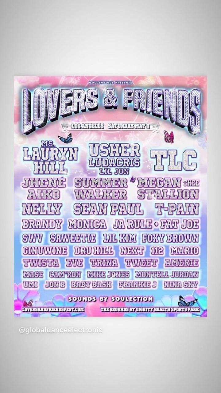 Lovers and Friends concert tickets