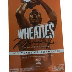 Michael Jordan Wheaties Collector cereal Box