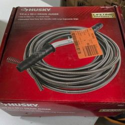 50ft 1/2in Husky Drain Auger Like New