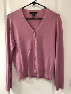 Comfy pink cardigan size L