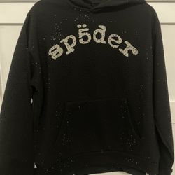 Rhinestone sp5der hoodie