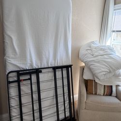 Twin XL Mattress+Frame (FREE)