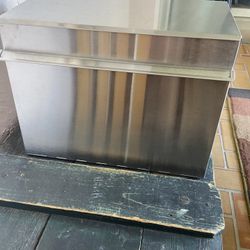 Vintage Stainless Steel Bread Box