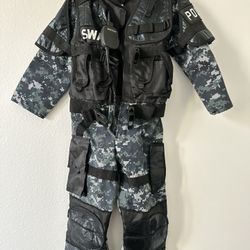 Swat Police Costume Boys 3-5