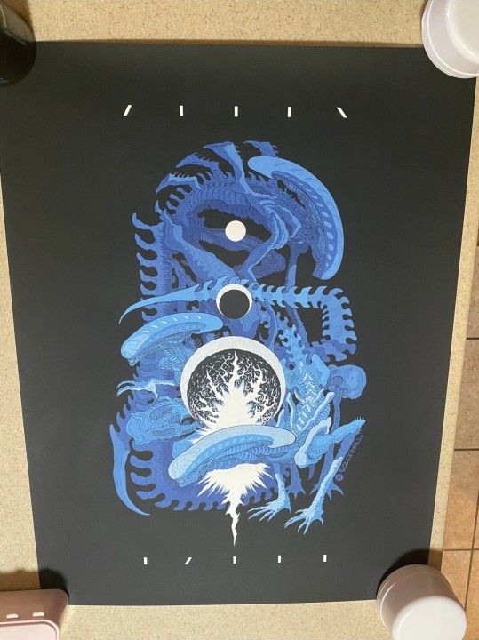 Alien Earth SDCC 2025 Hall H Tradd Moore Rare Poster