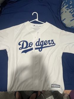 Majestic Los Angeles Dodgers Cody Bellinger #35 White/Blue MLB Jersey LG