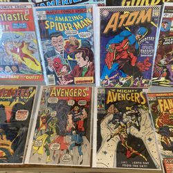 Old Vintage Marvel Comic Books Spider-Man Fantastic Four Avengers Hulk Old Antique Rare