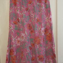 Appleseed’s  women’s floral midi skirt Medium petite