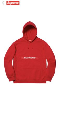 Supreme Zip Pouch Hooded Sweatshirt