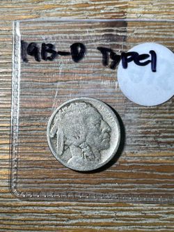 Nickel Buffalo 1913-D Type 1
