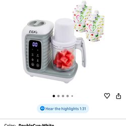 New Opened Box Evla’s Double Baby Food Maker