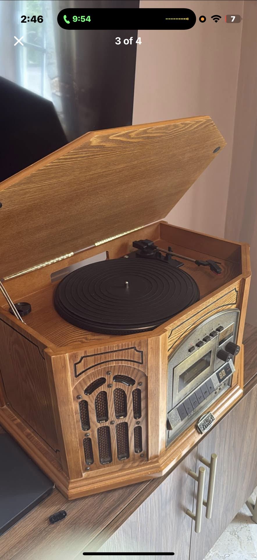 Thomas Paconni 3 In 1 Record, CD, Cassette And Radio