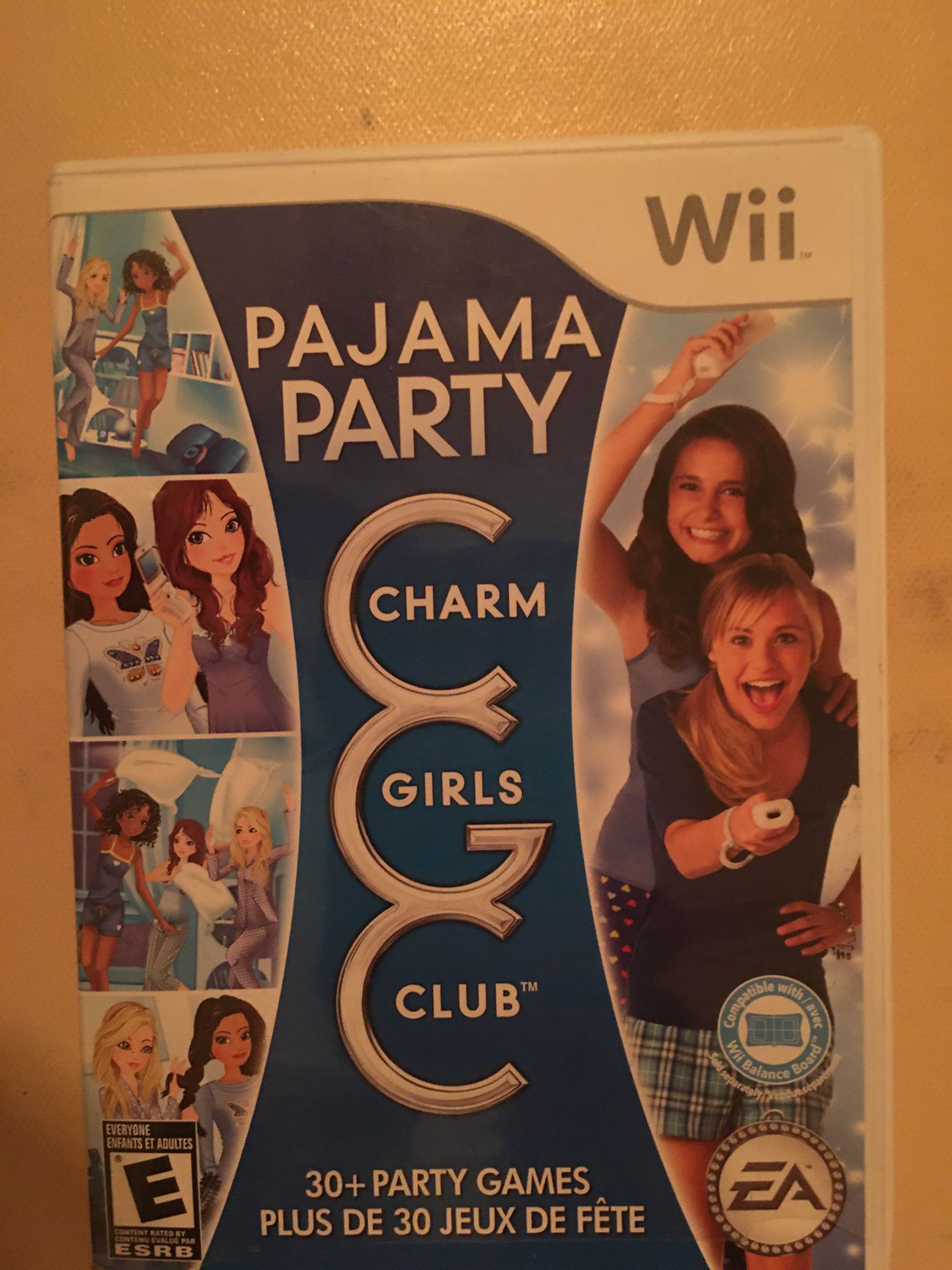 Nintendo Wii pajama party