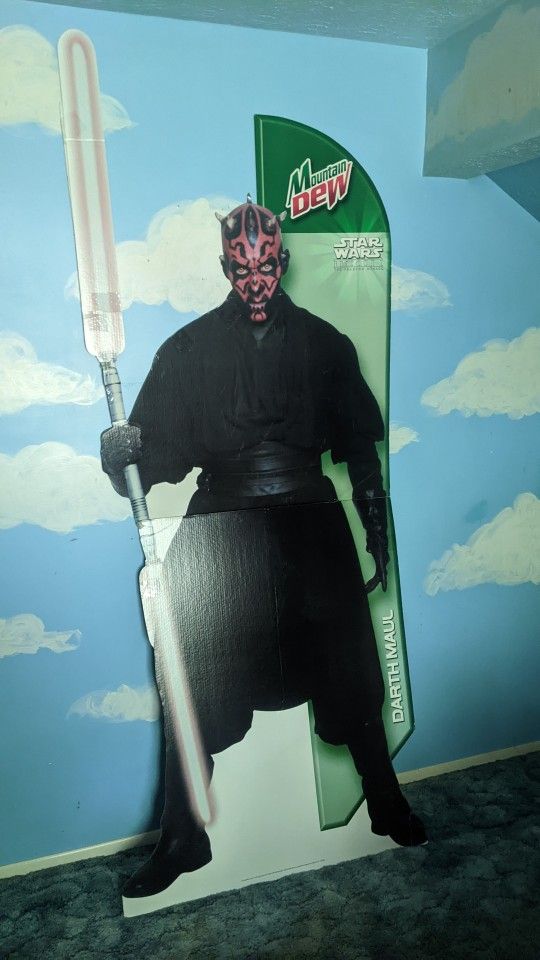 Darth Maul Life Size Standup Promo - Mountain Dew / The Phantom Menace 