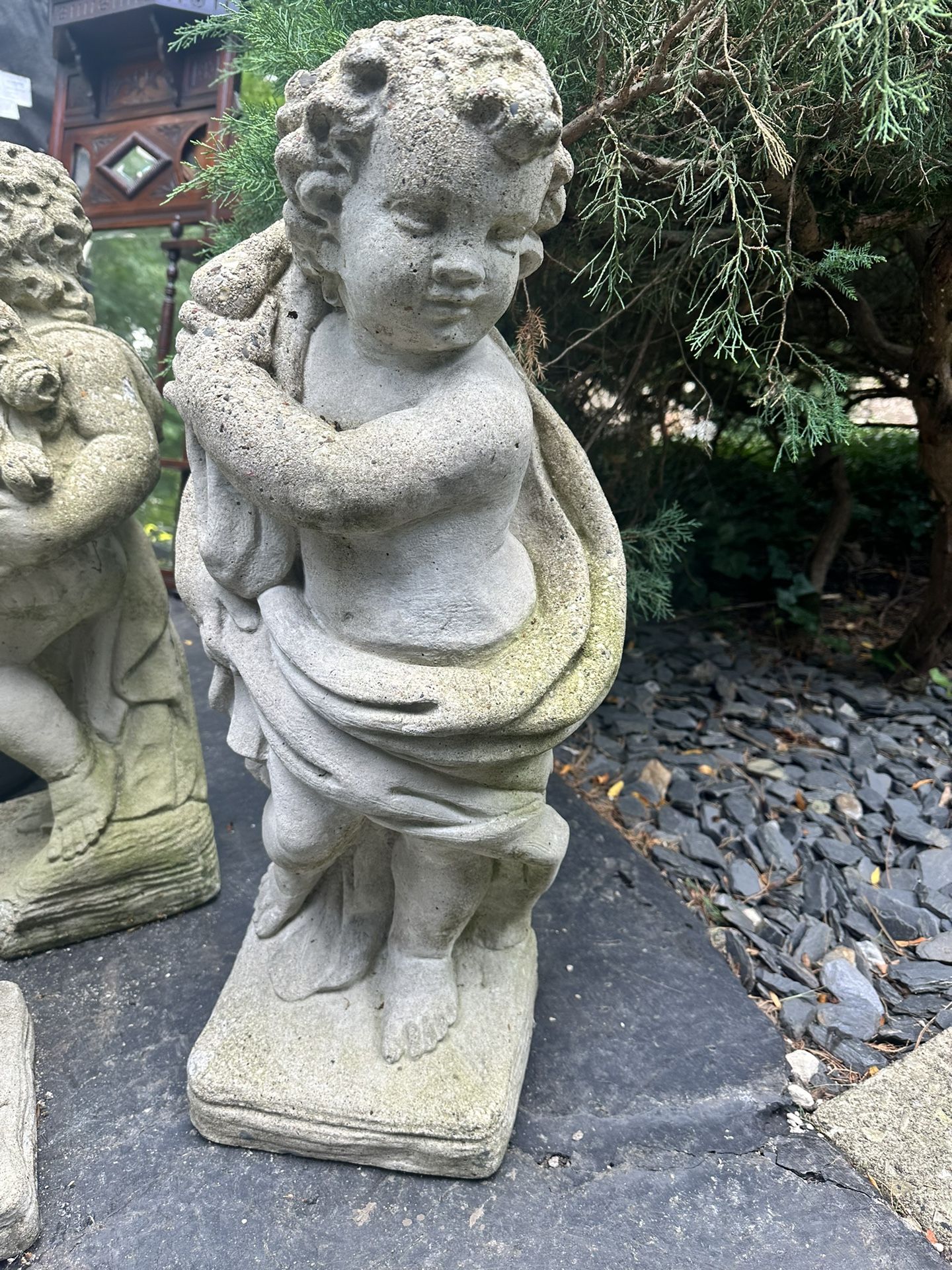 4 Concrete Garden Statue