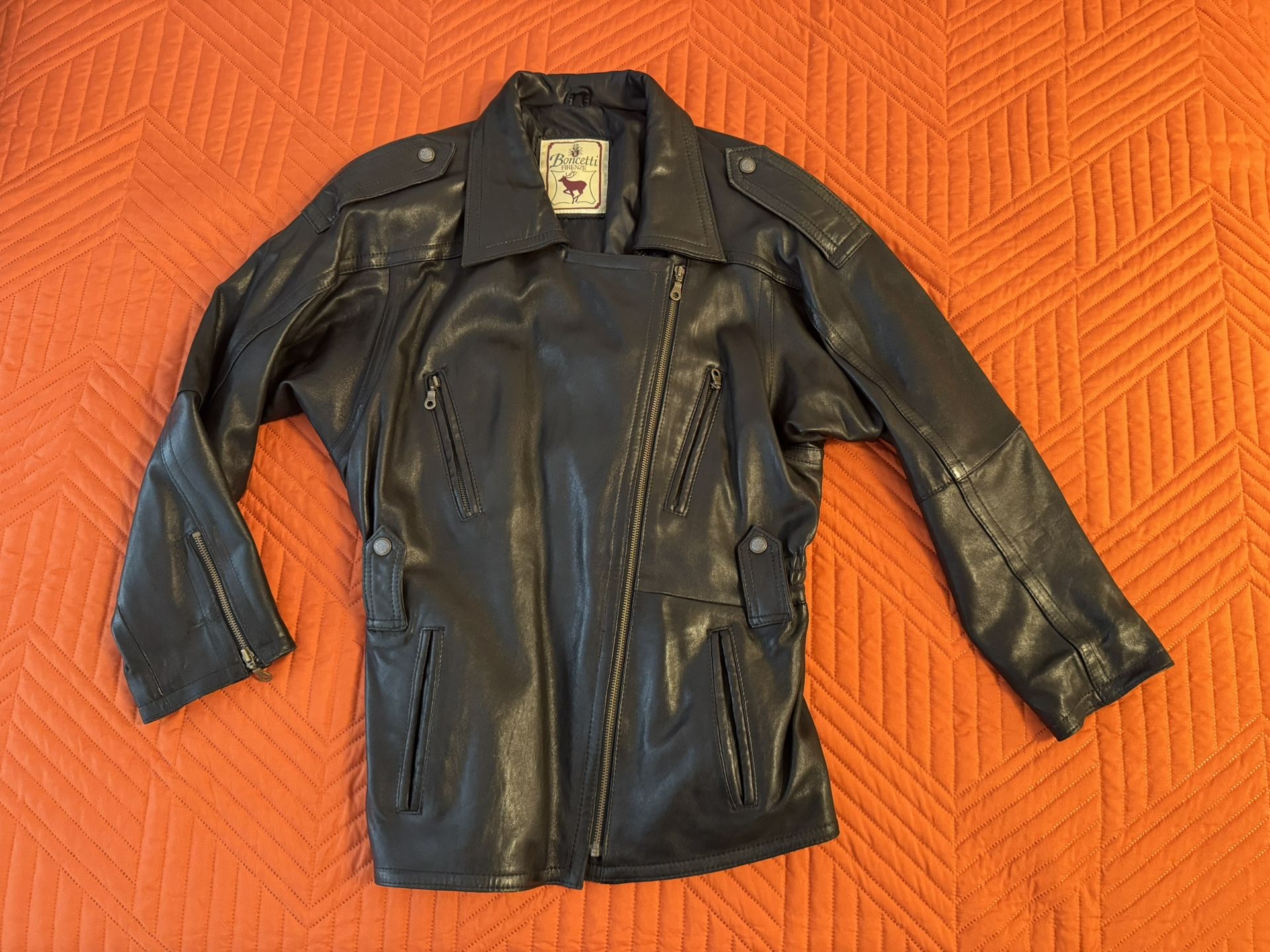 Boncetti firenze leather jacket