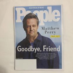 People Matthew Perry “Goodbye Friend” November 13, 2023 Magazine