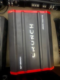Crunch bass 2500 watt amp