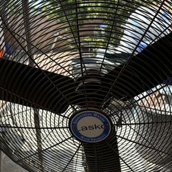 Rotating Industrial Fan Three Speed Everything Works Great 33 Inches Wide By 55 Inches Tall No Use For Anymore Or Best Offer