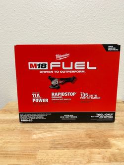 Milwaukee M18 FUEL 4-1/2"/5" Angle Grinder Tool Only