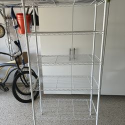 White Metro Shelving/closet Organizer Like New!! 