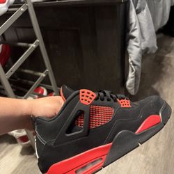 Air Jordan 4 Red Thunders Size 12 M
