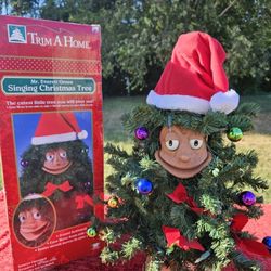 $35.00 - 1997 Christmas Tree, Animated/Musical/Lighted/Decorated!  Great Tabletop Accent!  Whimsical/From Telco/Electrical/In Box!