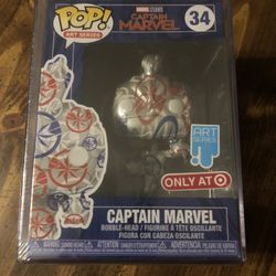 Captain Marvel Funko Pop! Art Series
