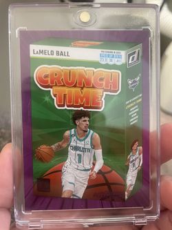 Lamelo Ball Crunch Time Donruss 