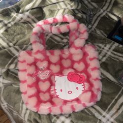 Hello Kitty Fur Purse